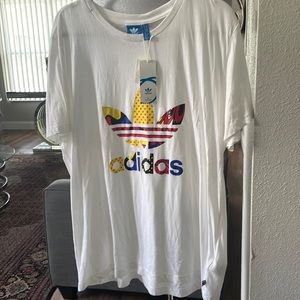 Rita Ora Adidas superstar Tshirt